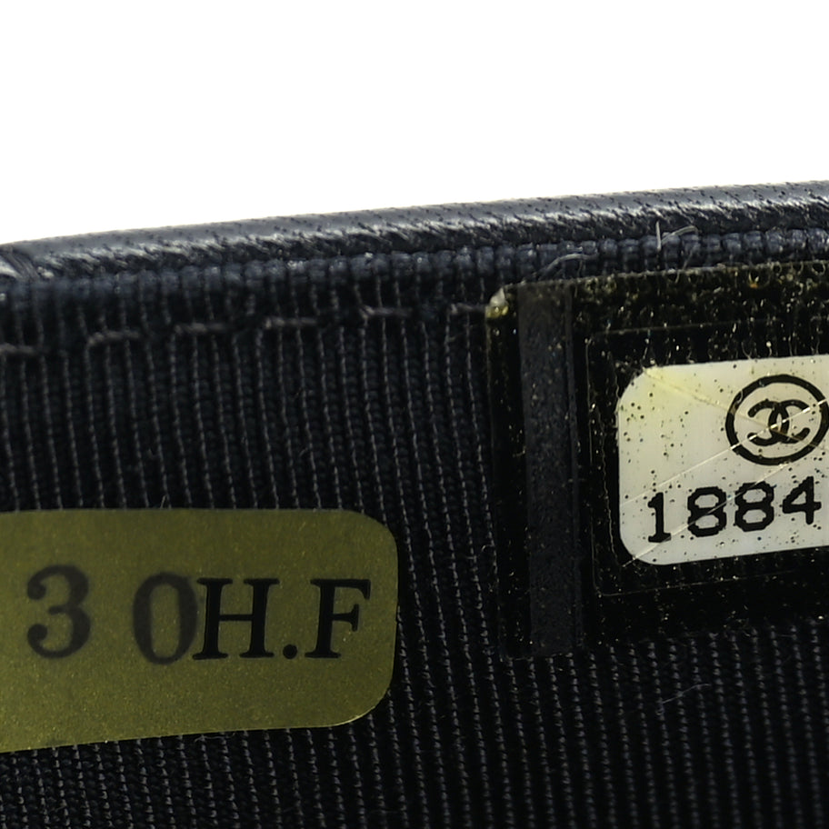 Chanel Lambskin Quilted Wallet On Chain WOC Black Image 6