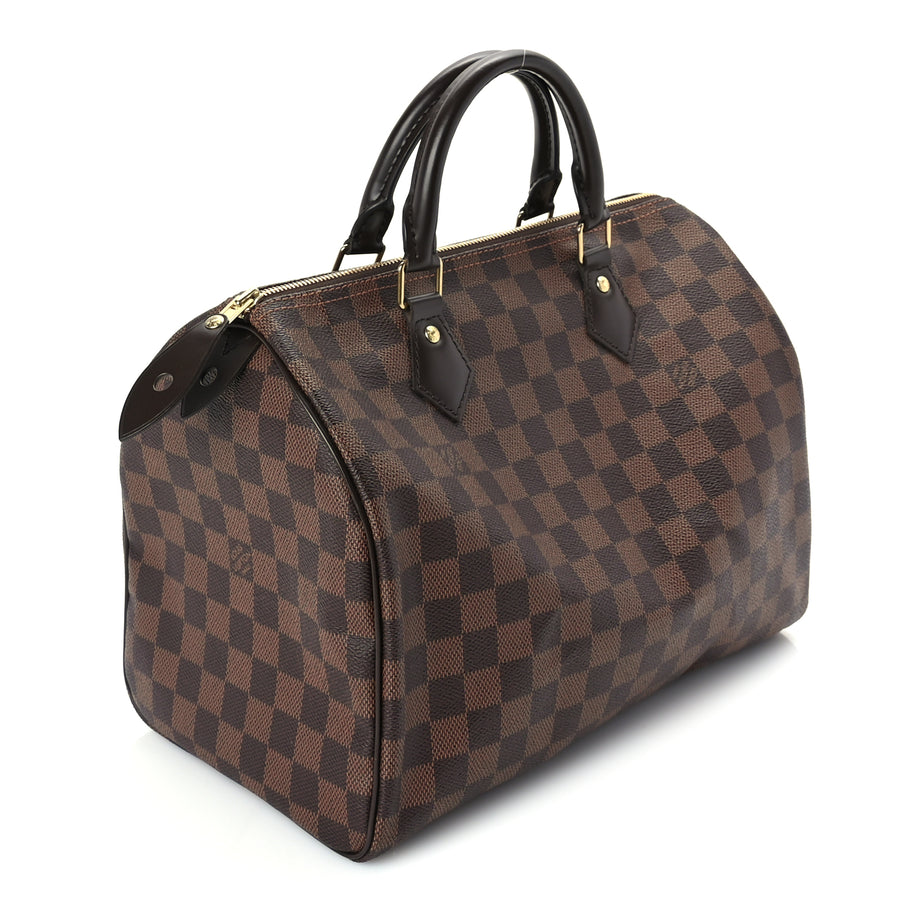 Louis Vuitton Damier Ebene Speedy 30 Brown Image 3