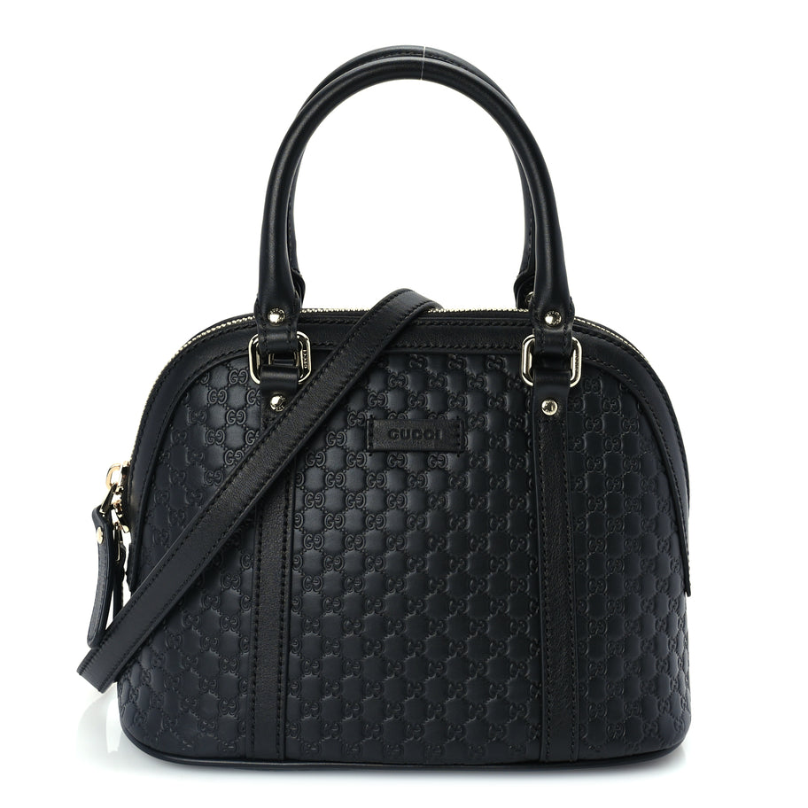 Gucci Microguccissima Mini Dome Bag Black Image 1