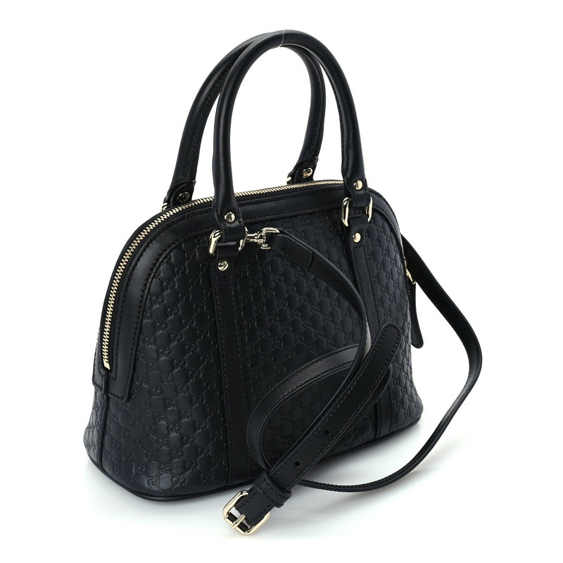  Gucci Microguccissima Mini Dome Bag Black