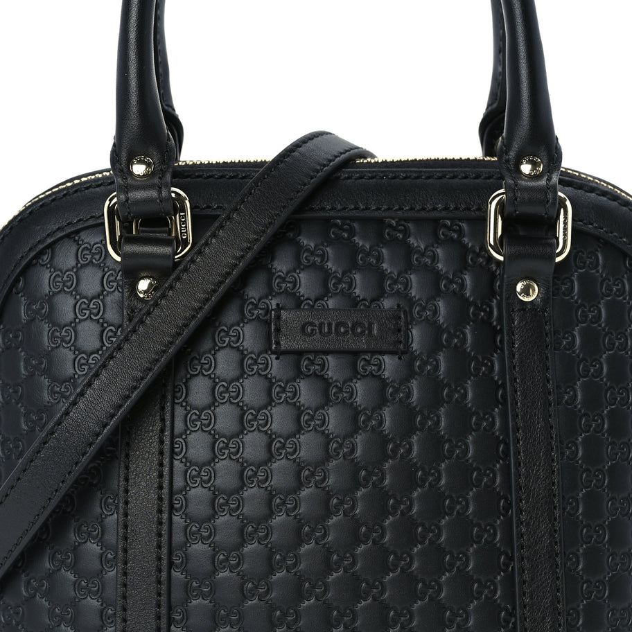 Gucci Microguccissima Mini Dome Bag Black Image 6