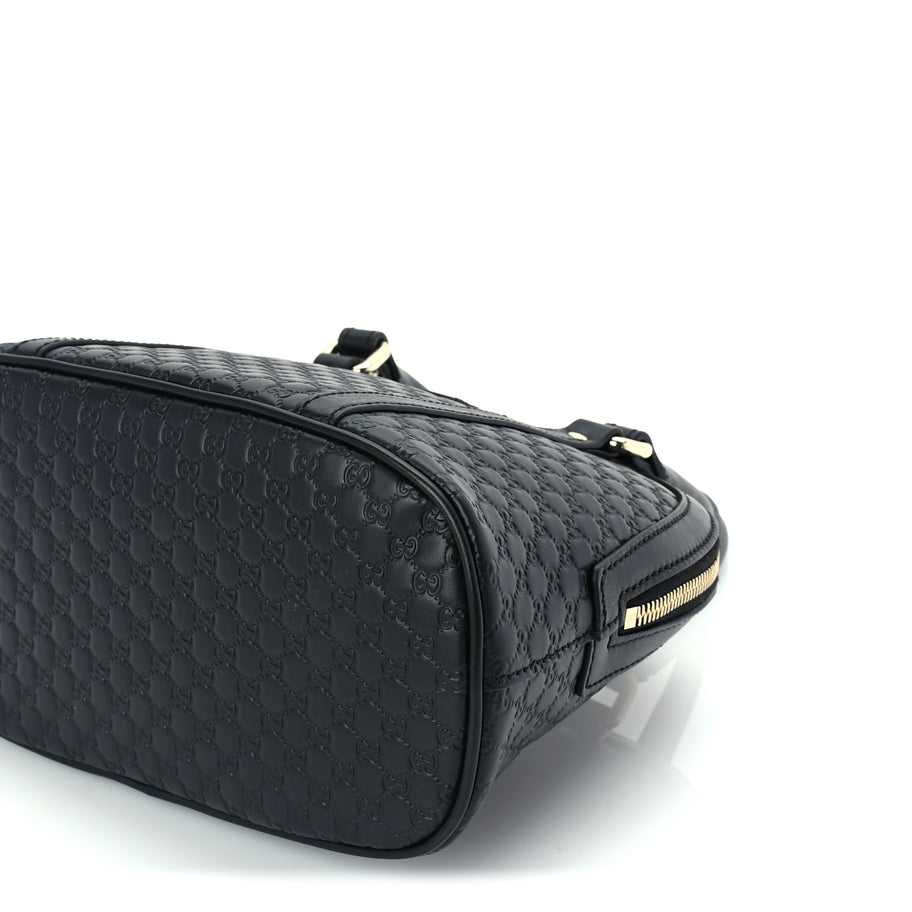 Gucci Microguccissima Mini Dome Bag Black | Luxe Collective