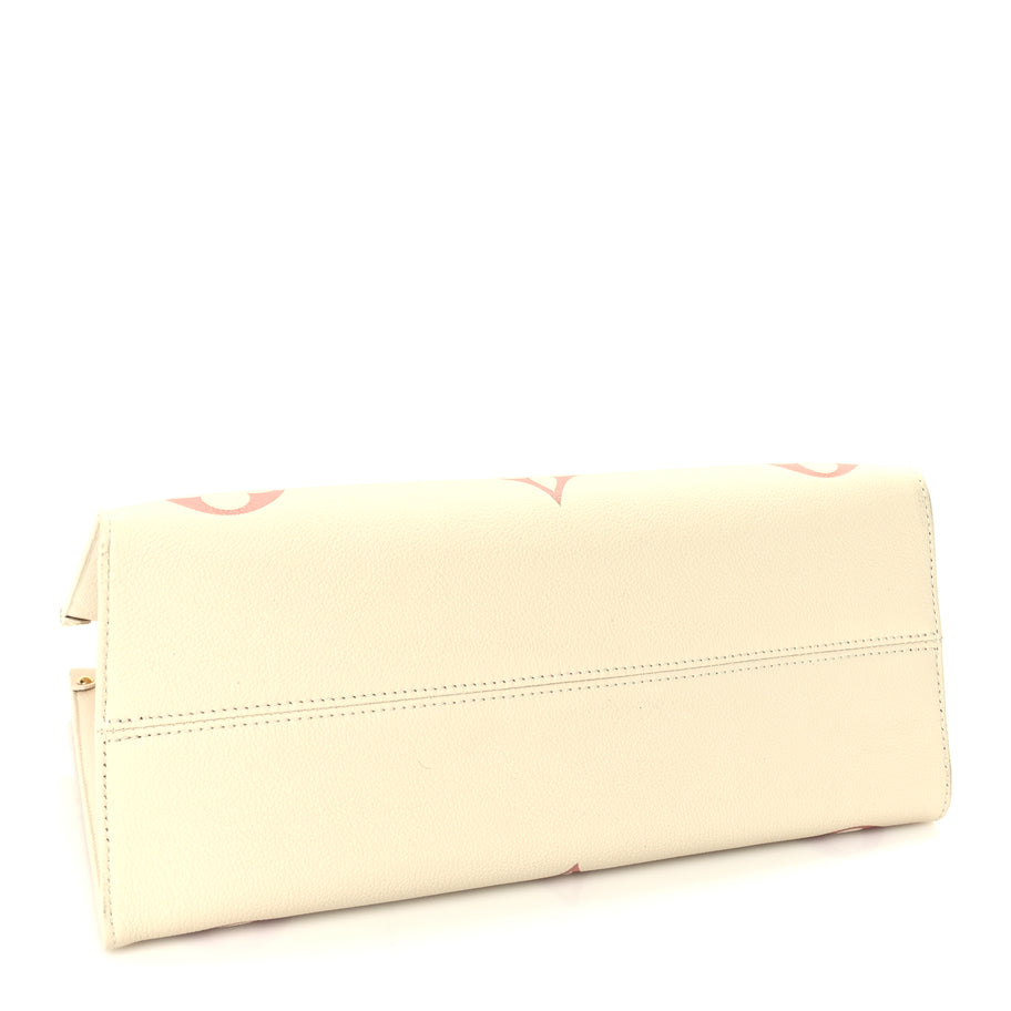 Louis Vuitton Empreinte Monogram Giant Onthego MM Creme Rose Trianon Image 3