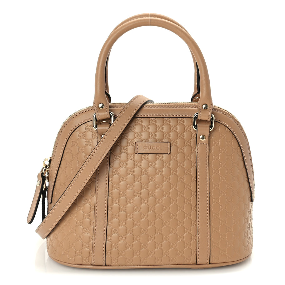 Gucci Soft Microguccissima Mini Dome Bag  Camelia Image 1