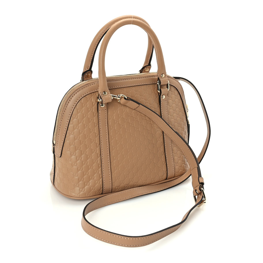 Gucci Soft Microguccissima Mini Dome Bag  Camelia Image 2