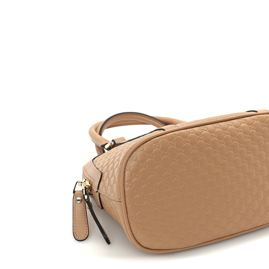 Gucci Soft Microguccissima Mini Dome Bag  Camelia Image 7