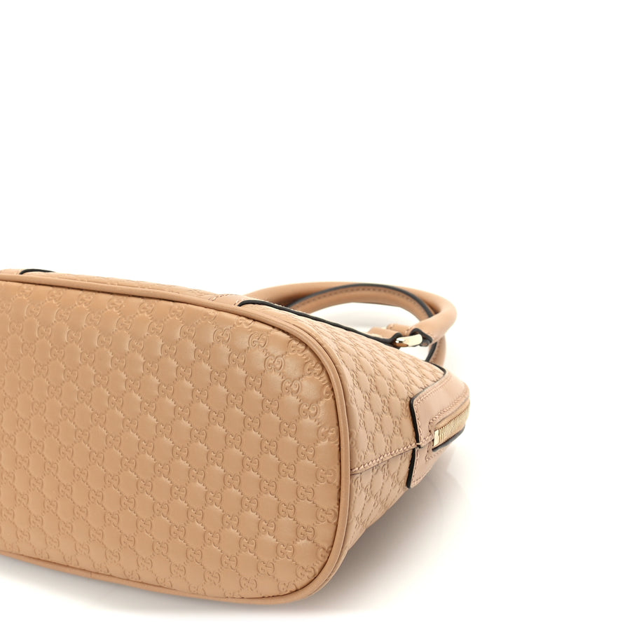Gucci Soft Microguccissima Mini Dome Bag  Camelia Image 8