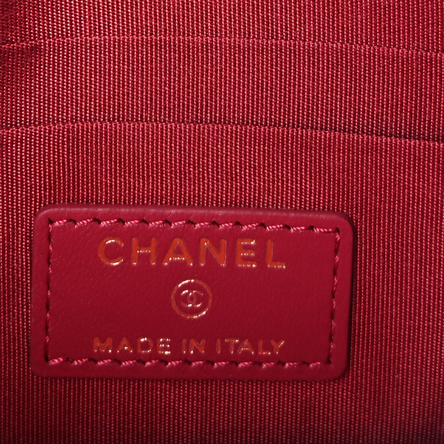 Chanel Lambskin Quilted Mini Romance Wallet On Chain WOC Black Image 5