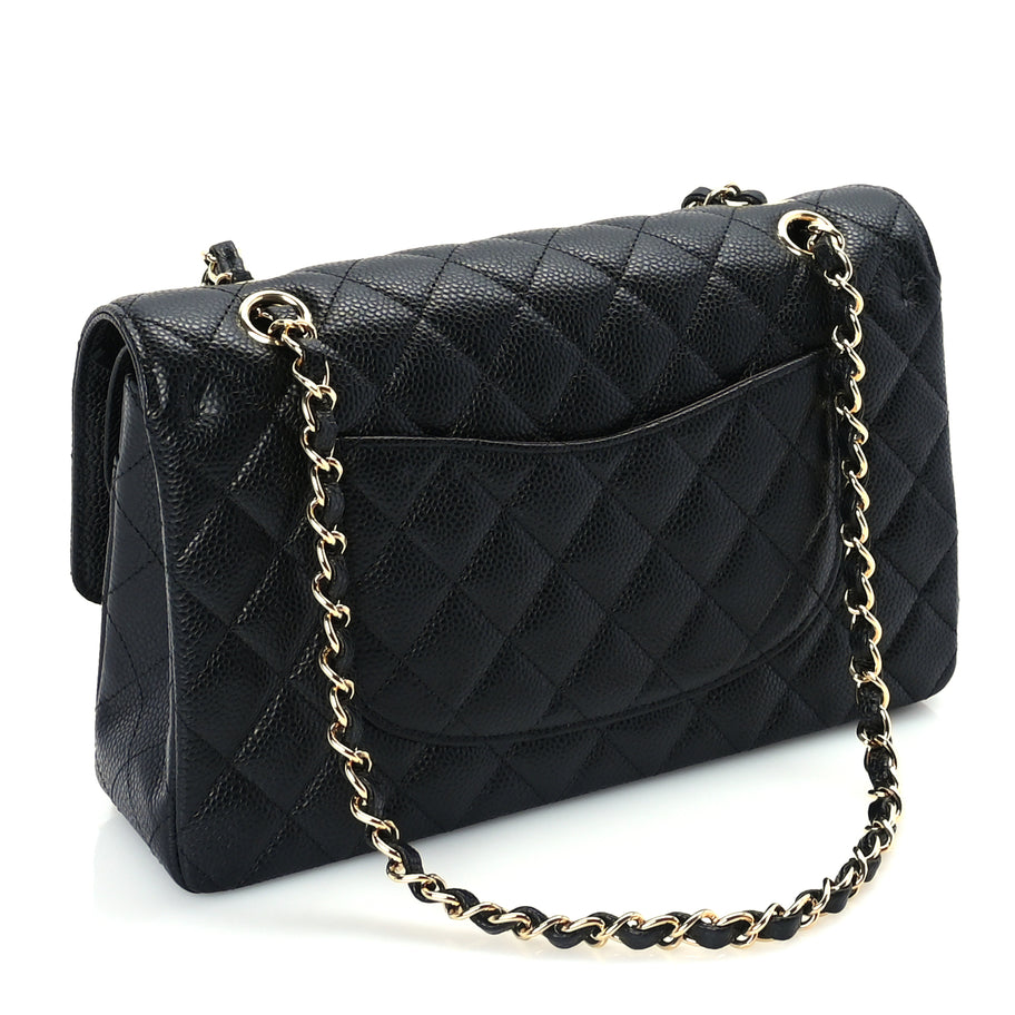 Chanel Caviar Quilted Medium Double Flap Black Image 2