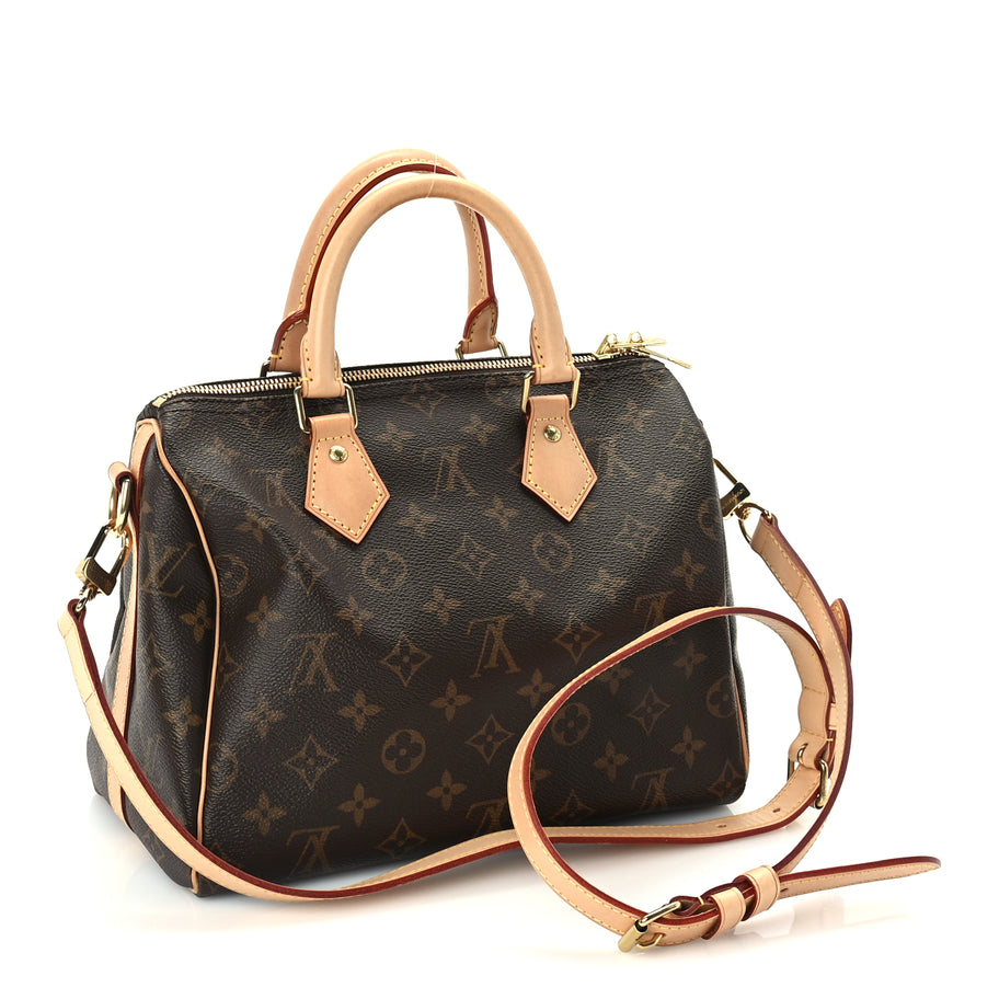 Louis Vuitton Monogram Speedy Bandouliere 25 Brown Image 2
