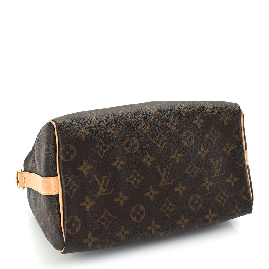 Louis Vuitton Monogram Speedy Bandouliere 25 Brown Image 3