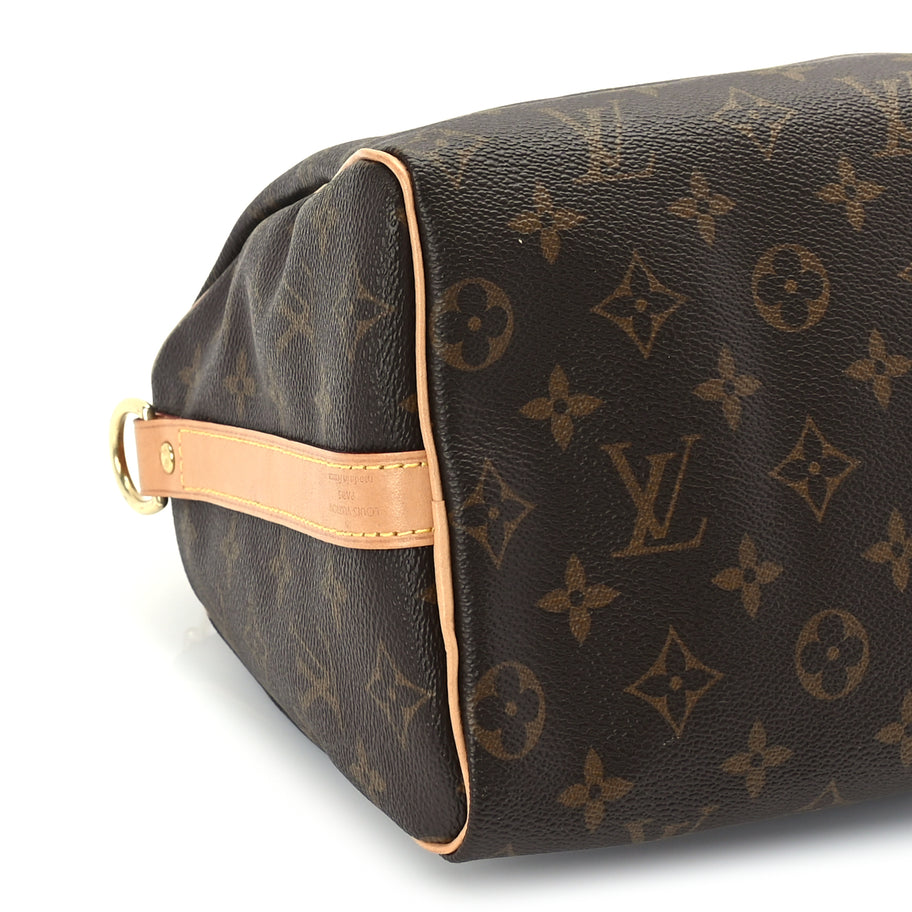 Louis Vuitton Monogram Speedy Bandouliere 25 Brown Image 7