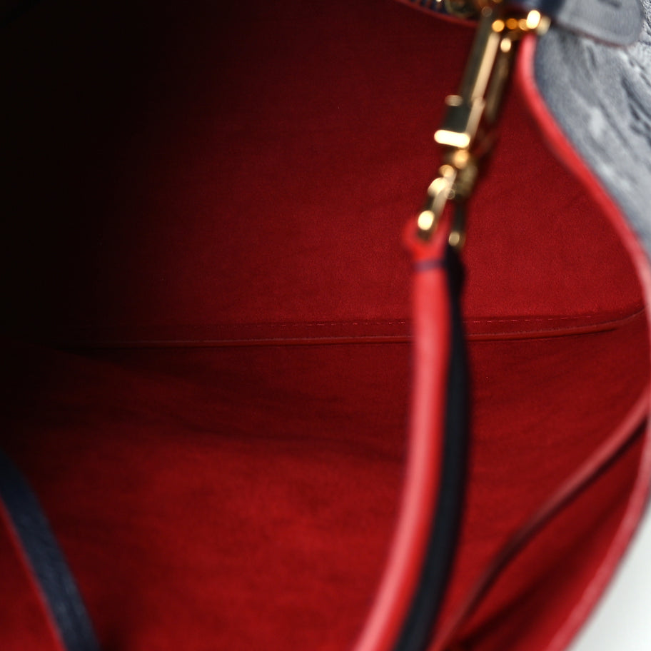 Louis Vuitton Empreinte Neonoe MM Marine Rouge Image 4