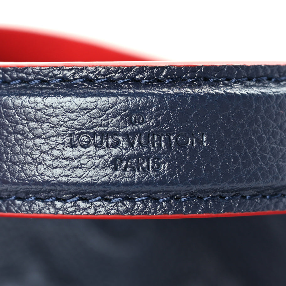 Louis Vuitton Empreinte Neonoe MM Marine Rouge Image 5