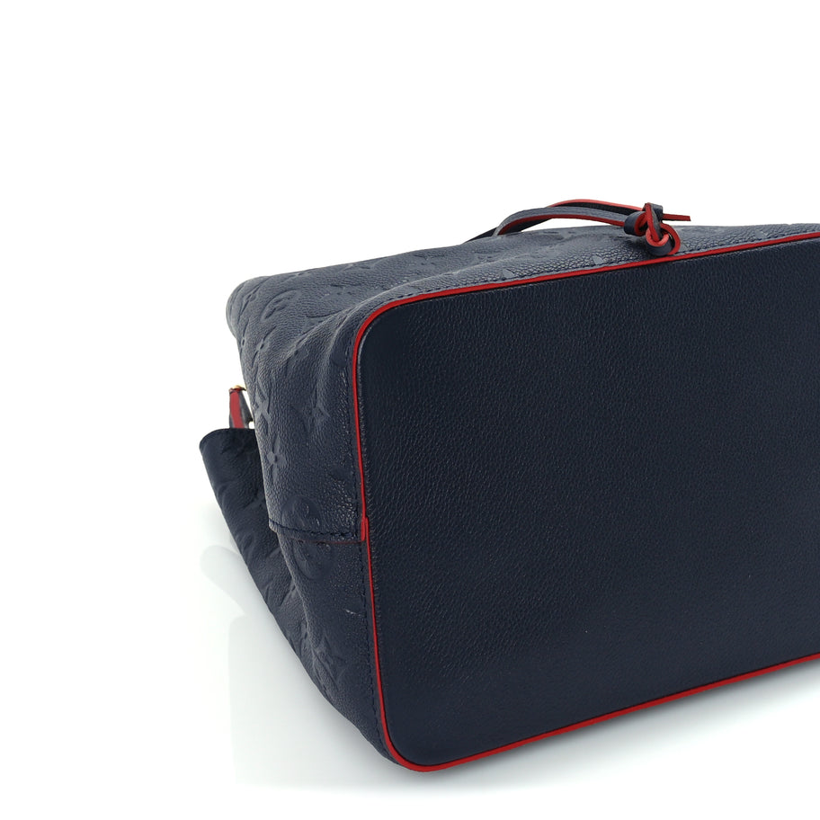 Louis Vuitton Empreinte Neonoe MM Marine Rouge Image 7