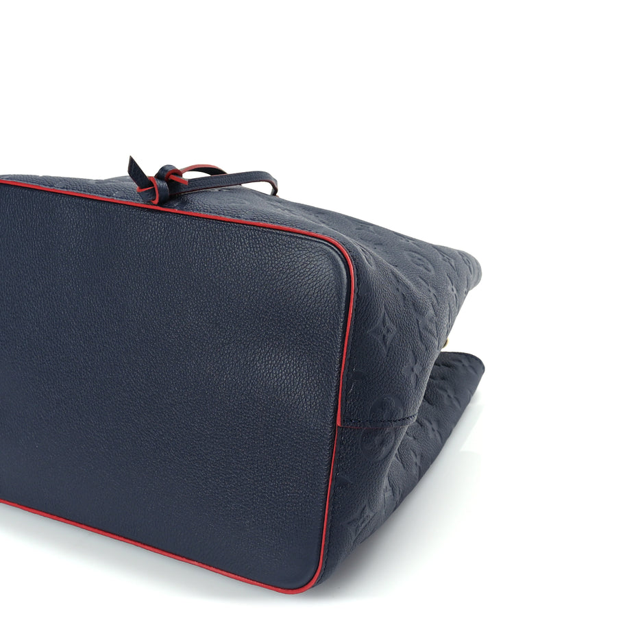 Louis Vuitton Empreinte Neonoe MM Marine Rouge Image 8