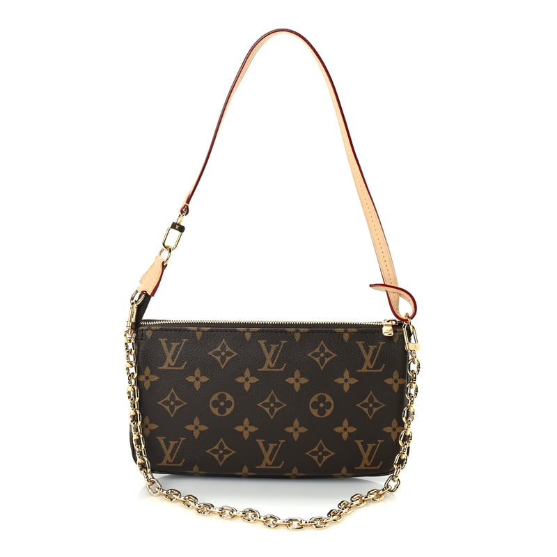  Louis Vuitton Monogram Chain Pochette Accessories