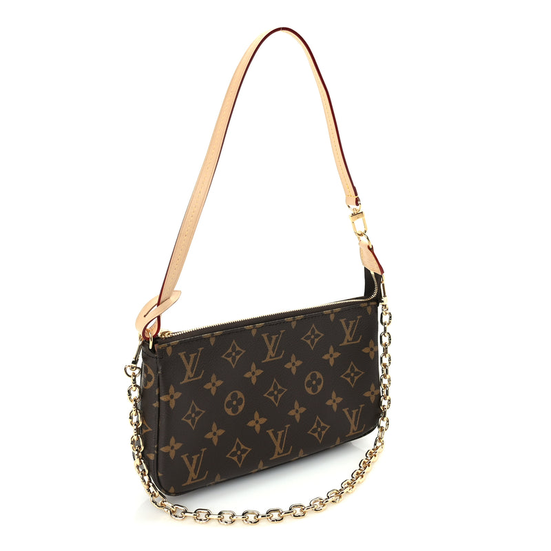 Louis Vuitton Monogram Chain Pochette Accessories