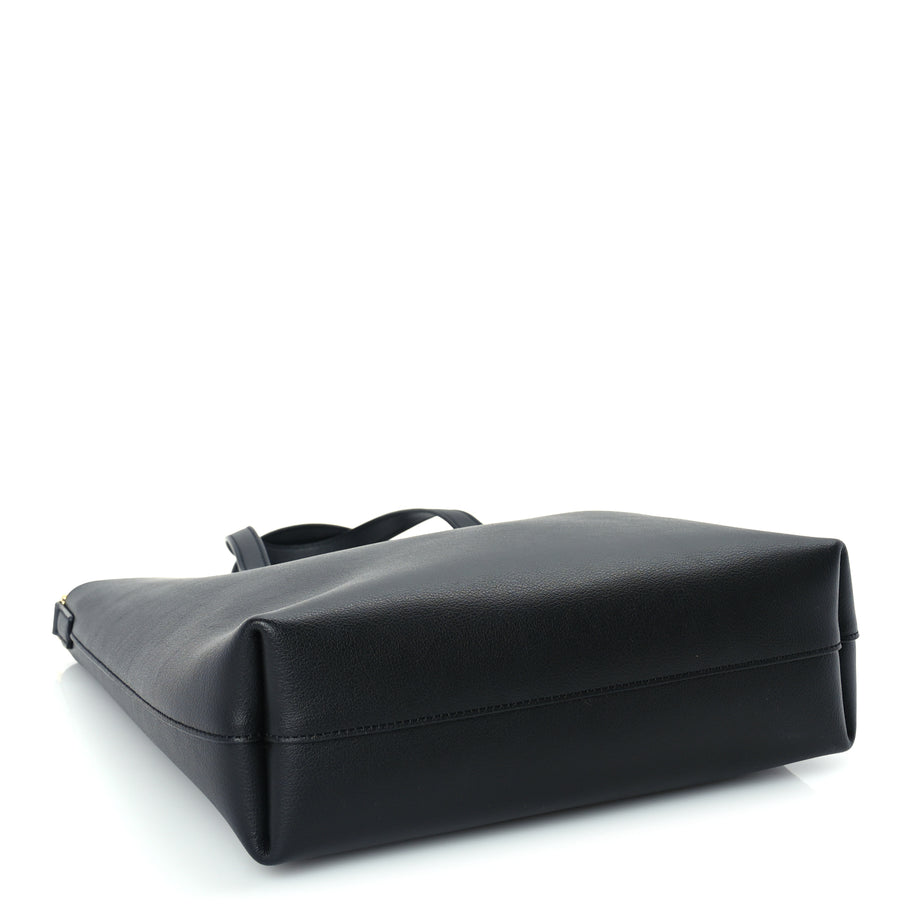 Saint Laurent Calfskin Toy Shopping Tote  Black Image 3
