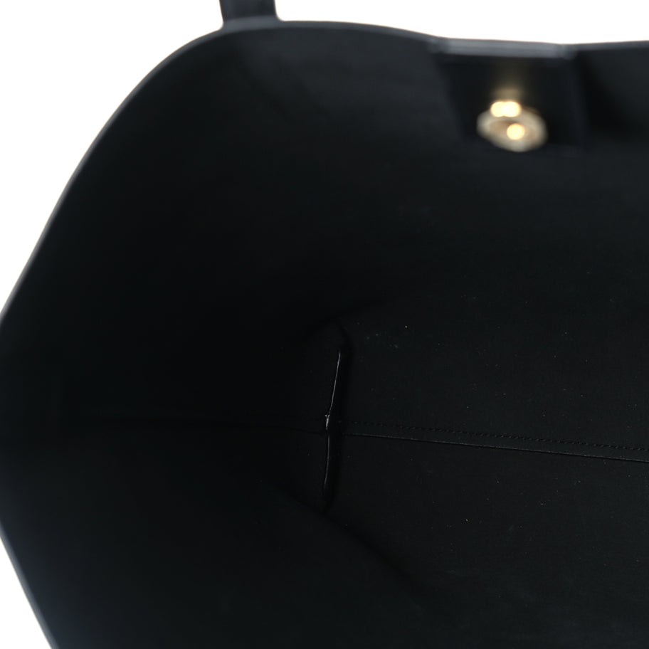 Saint Laurent Calfskin Toy Shopping Tote  Black Image 5