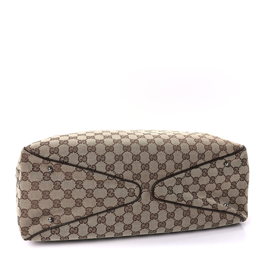 Gucci Monogram Medium Tote  Dark Brown Image 3