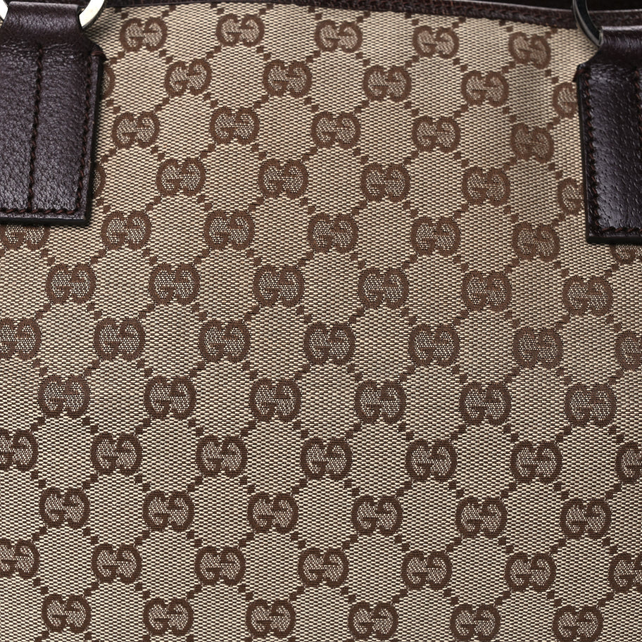 Gucci Monogram Medium Tote  Dark Brown Image 6
