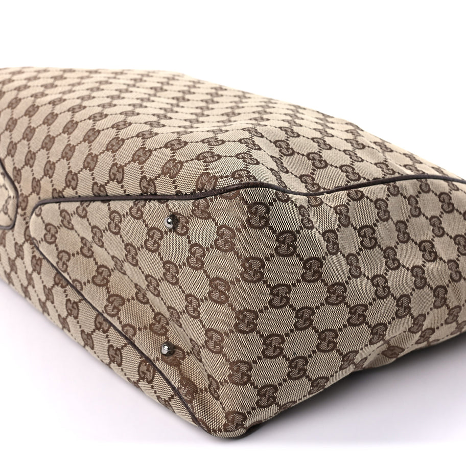 Gucci Monogram Medium Tote  Dark Brown Image 7