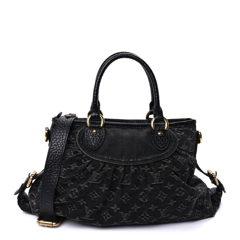  Louis Vuitton Denim Neo Cabby MM Black