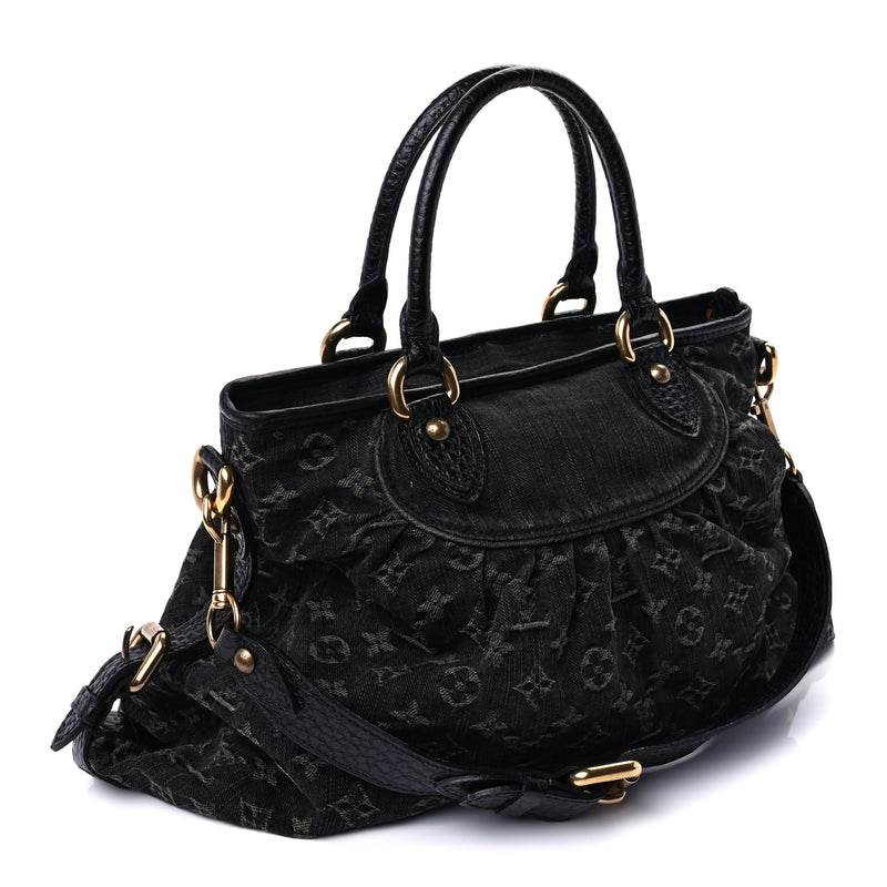 Louis Vuitton Denim Neo Cabby MM Black
