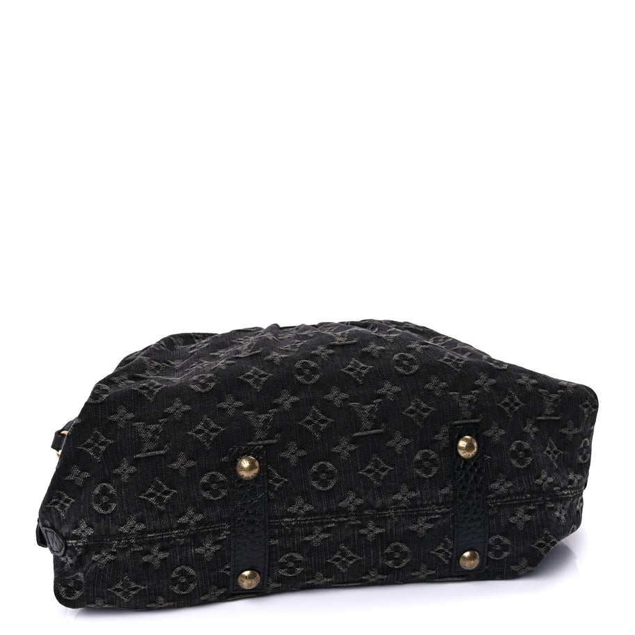 Louis Vuitton Denim Neo Cabby MM Black Image 3