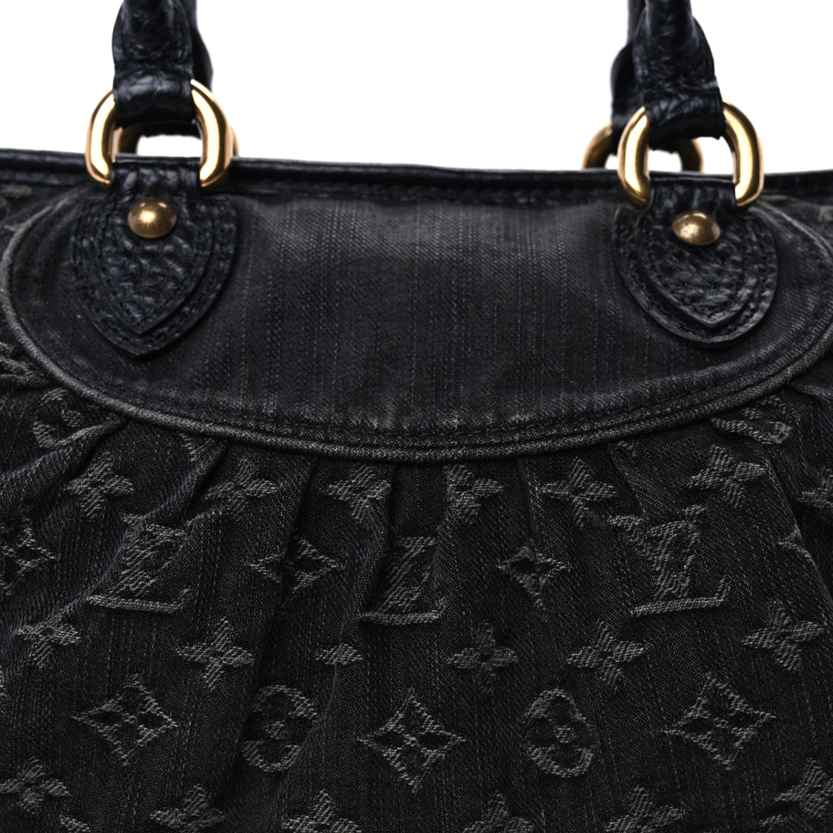 Louis Vuitton Denim Neo Cabby MM Black Image 6