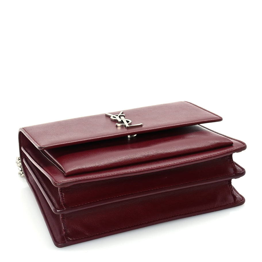 Saint Laurent Calfskin Medium Monogram Sunset Palissandre Image 3