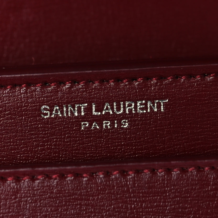Saint Laurent Calfskin Medium Monogram Sunset Palissandre Image 4