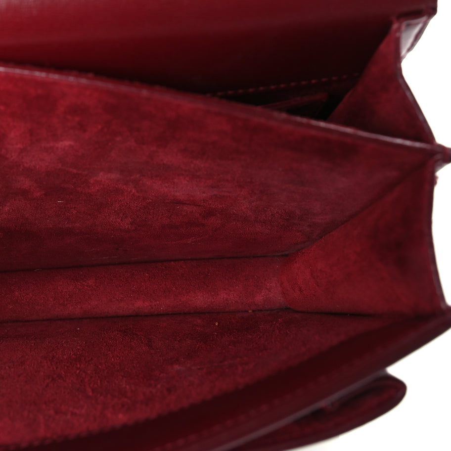 Saint Laurent Calfskin Medium Monogram Sunset Palissandre Image 5