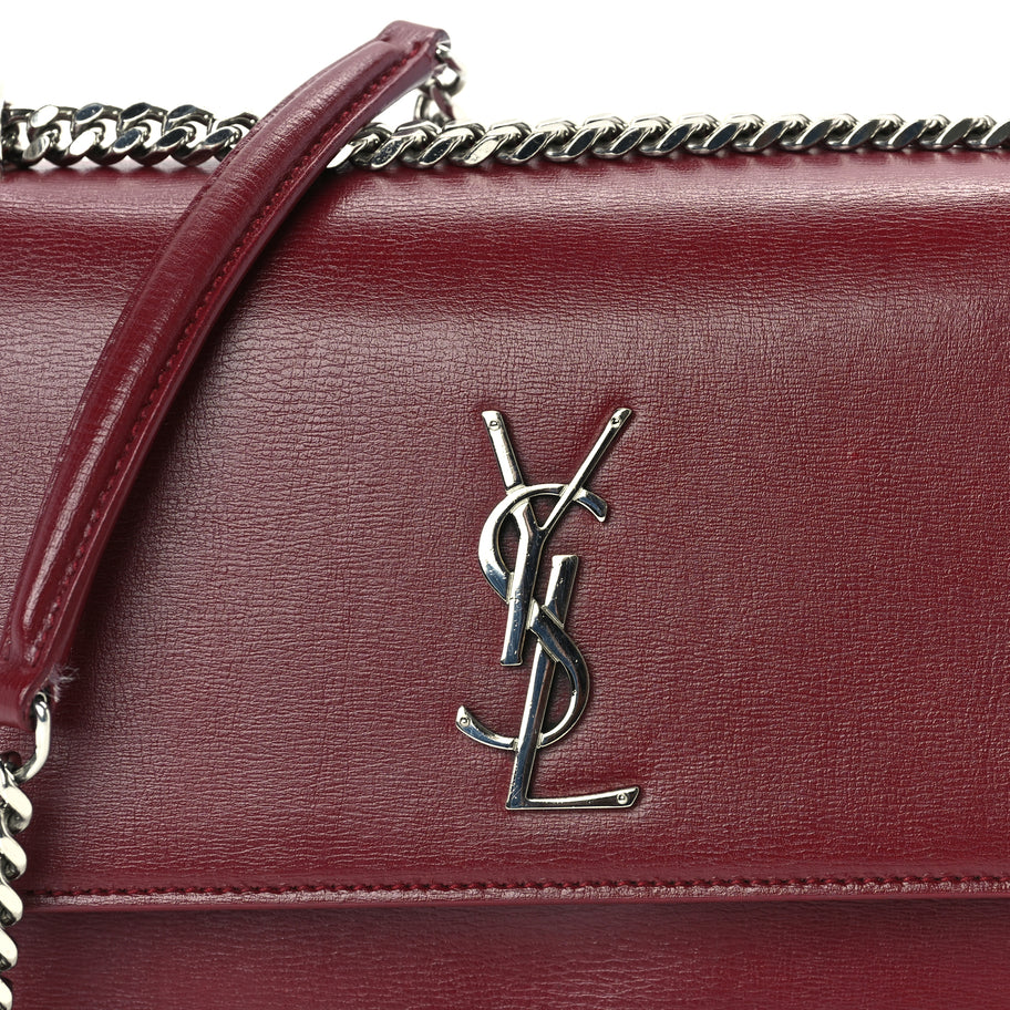 Saint Laurent Calfskin Medium Monogram Sunset Palissandre Image 6