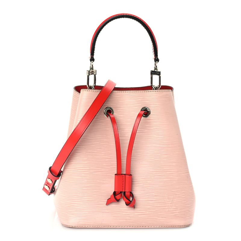  Louis Vuitton Epi NeoNoe BB Rose Ballerine
