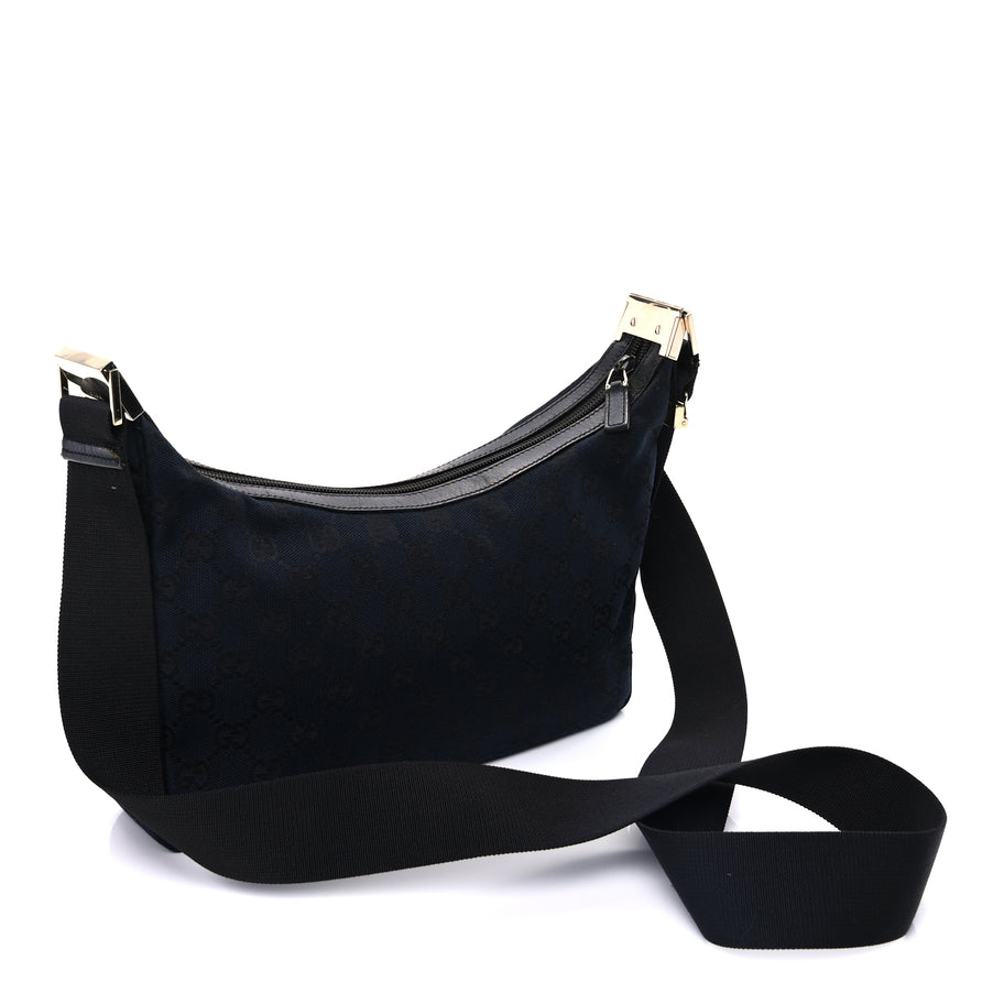 Gucci Monogram Small Hobo Black Image 2