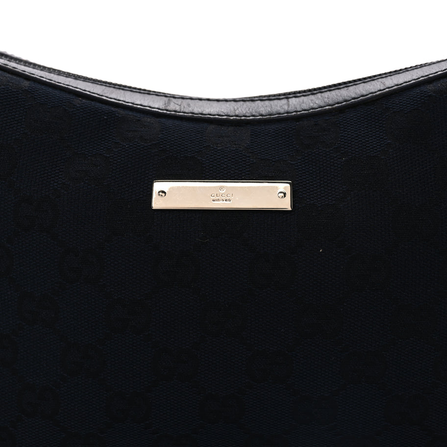 Gucci Monogram Small Hobo Black Image 6