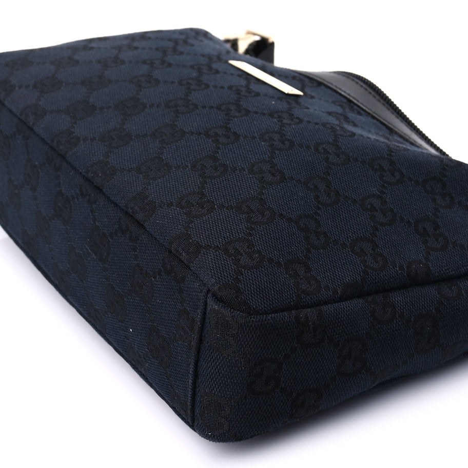 Gucci Monogram Small Hobo Black Image 8