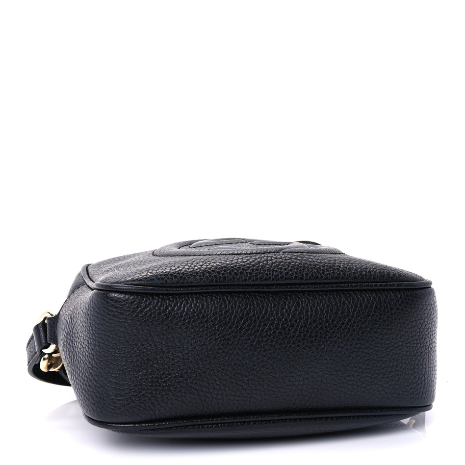 Gucci Pebbled Calfskin Small Soho Disco Bag Black Image 3
