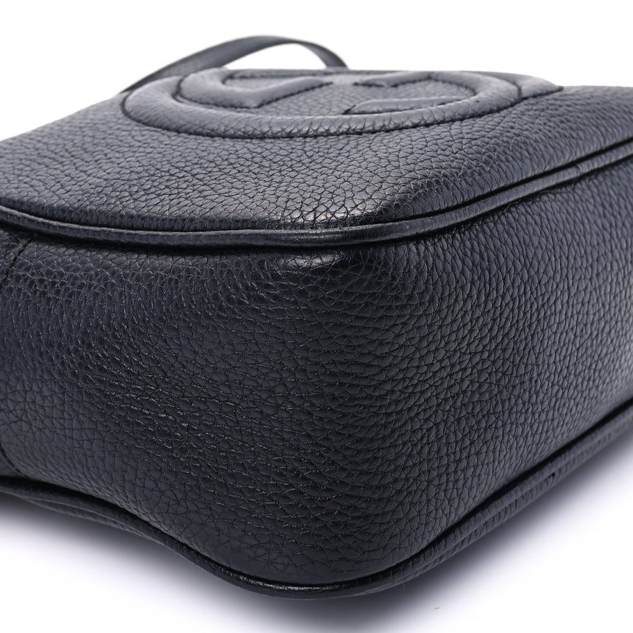Gucci Pebbled Calfskin Small Soho Disco Bag Black Image 7