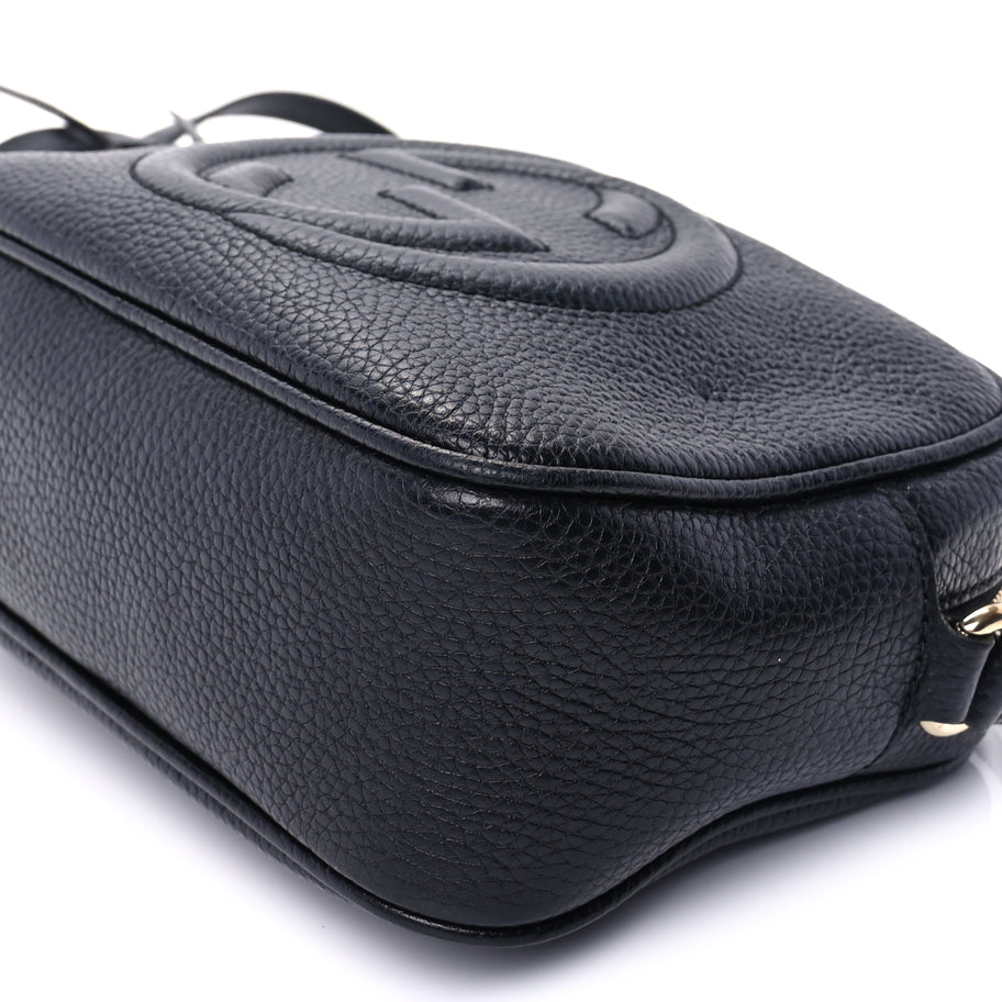 Gucci Pebbled Calfskin Small Soho Disco Bag Black Image 8