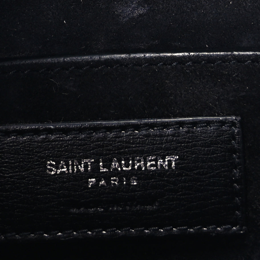 Saint Laurent Calfskin Medium Monogram Sunset Black Image 5