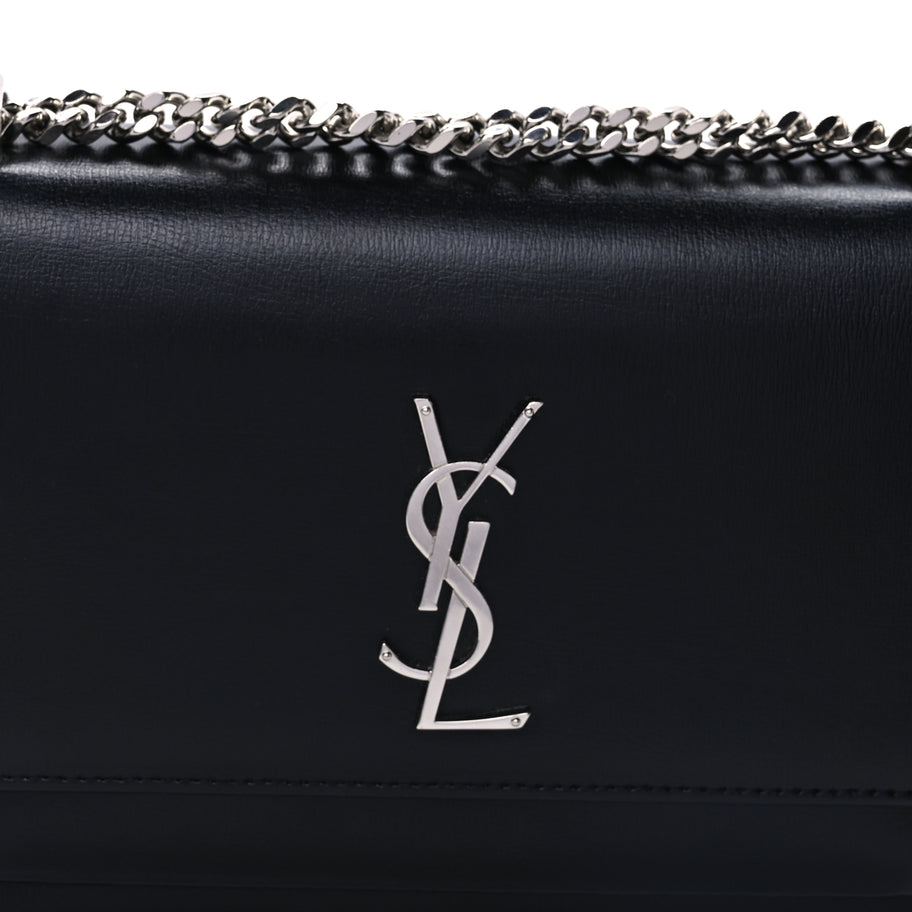 Saint Laurent Calfskin Medium Monogram Sunset Black Image 6