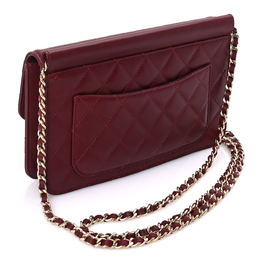 Chanel Lambskin Quilted Medium Crossing Times Flap  Red Image 2