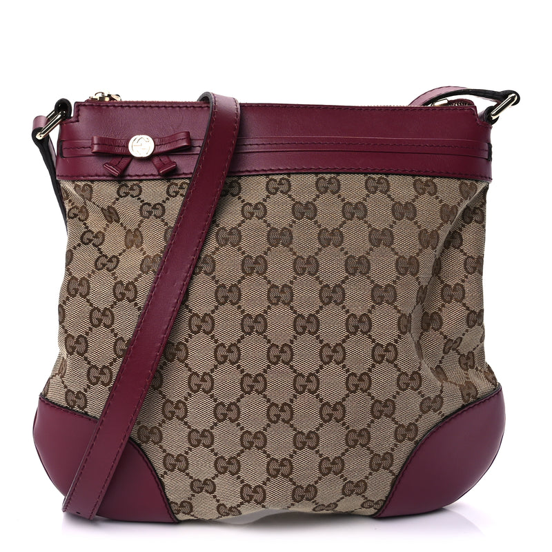  Gucci Monogram Mayfair Messenger  Cherry