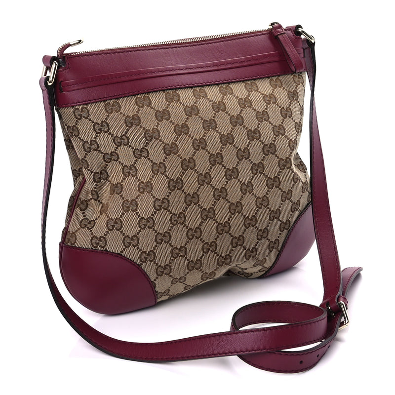  Gucci Monogram Mayfair Messenger  Cherry