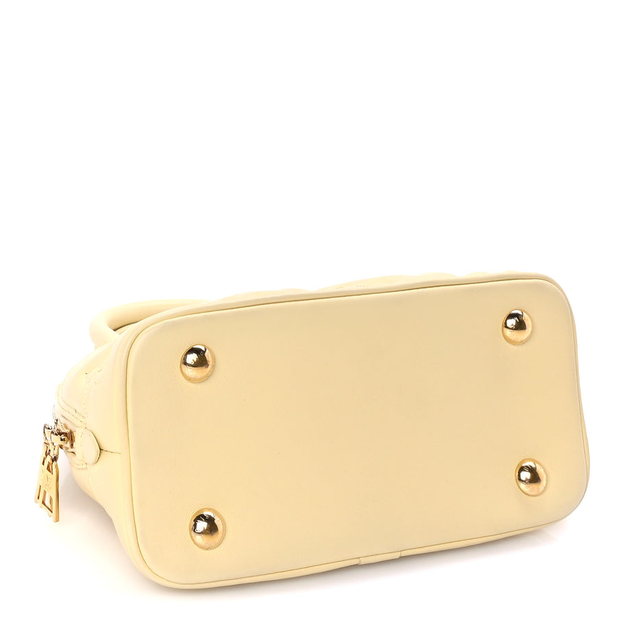 Louis Vuitton Calfskin Bubblegram Alma BB  Banana Image 7