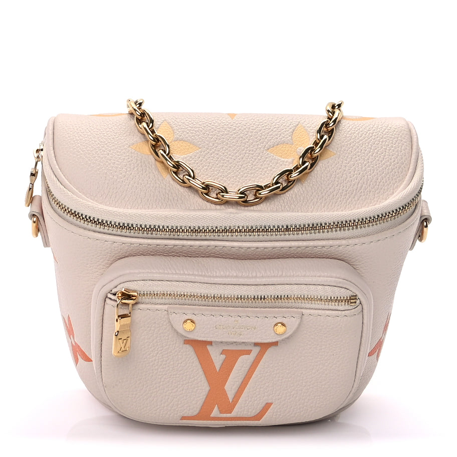 Louis Vuitton Empreinte Monogram Giant Mini By The Pool Bumbag  Cream Saffron Image 6