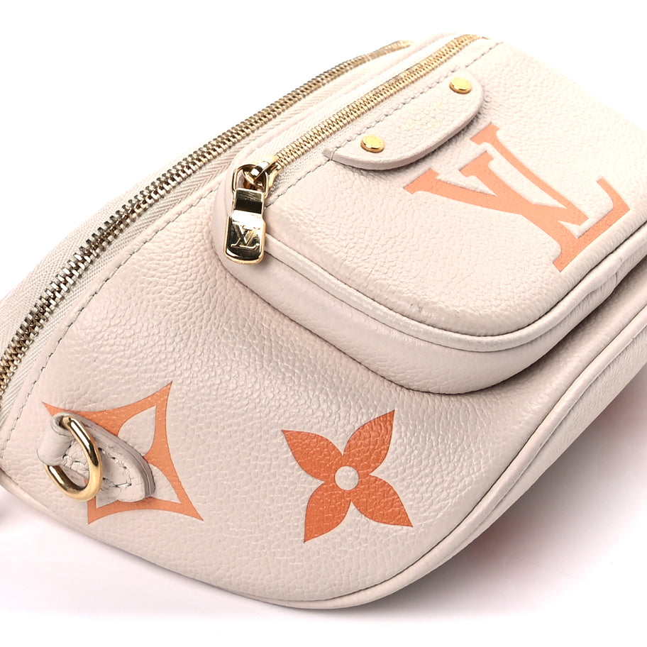 Louis Vuitton Empreinte Monogram Giant Mini By The Pool Bumbag  Cream Saffron Image 8